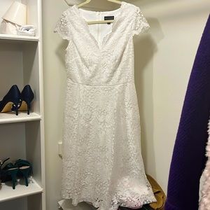White Lace graduation or getaway dress